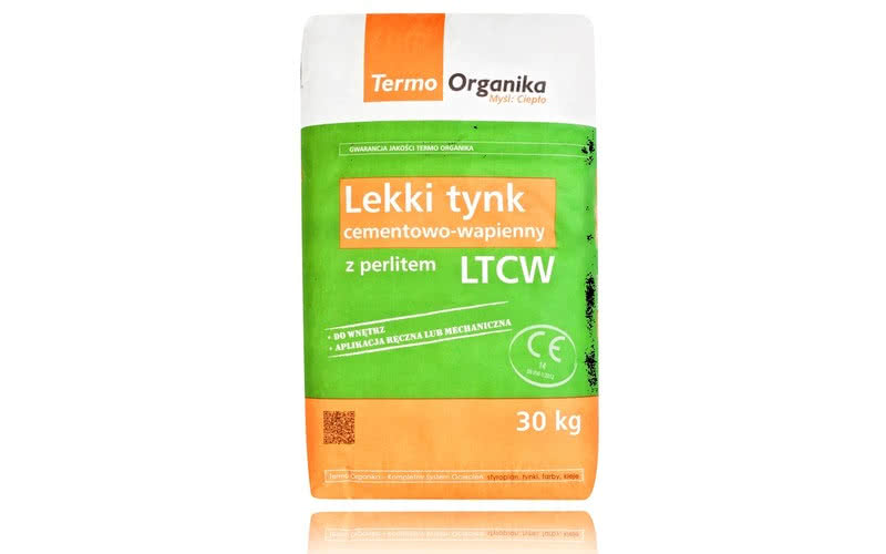 Lekki tynk cementowo-wapienny z perlitem Termo Organika Lekki tynk cementowo-wapienny z perlitem Termo Organika
