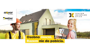 Isover i Weber prezentują wspólny system ocieplania ETICS