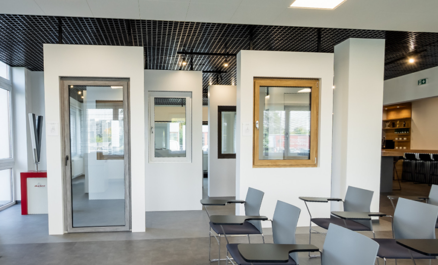 Odwiedź pełen inspiracji showroom Aluplast!